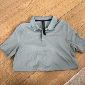 lululemon athletica Gray Polo Shirt